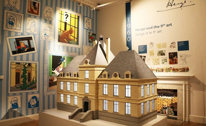 The Tintin theme exhibition opens in Shanghai