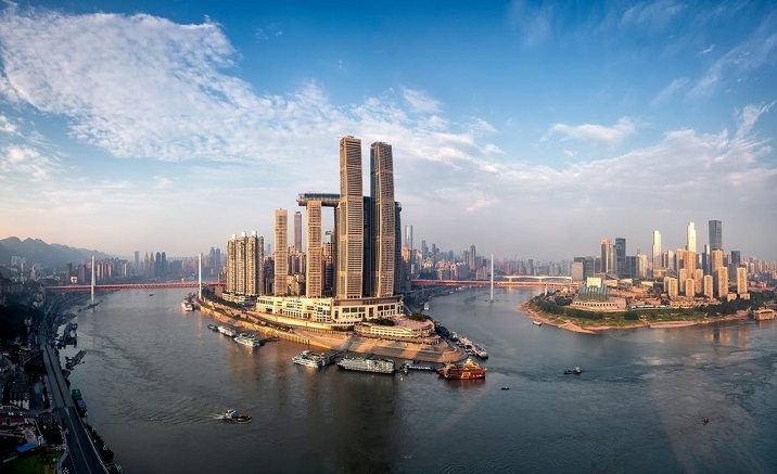 The construction of Shibati Traditional Scenic Area topped off